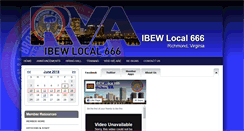 Desktop Screenshot of ibewlocal666.com